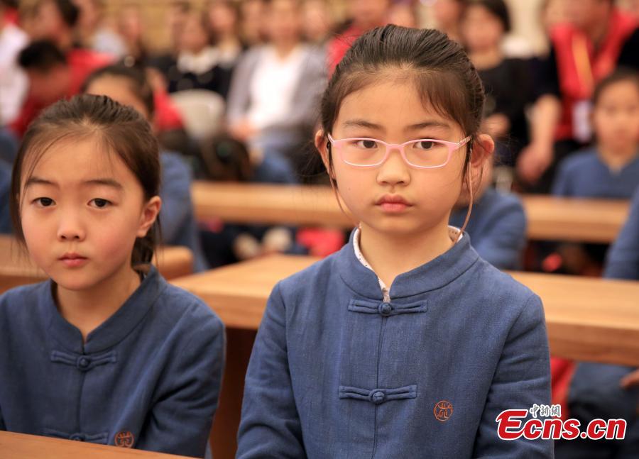 Graduation of traditional Chinese culture school