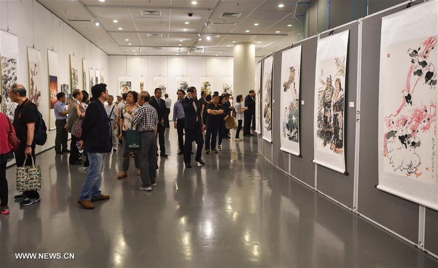 Chinese Painting and Calligraphy Exhibition held in Hong Kong