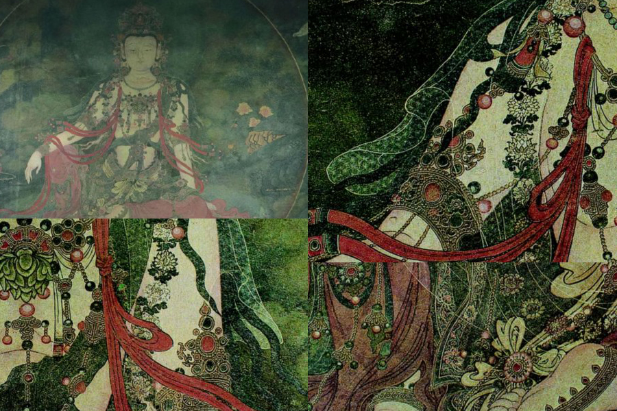 Frescos from Ming Dynasty glimmer in 500 year-old Fahai Temple