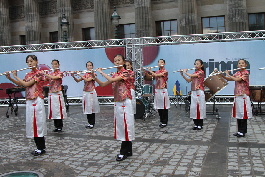 Chinese artists attend the 2016 Edinburgh Festival