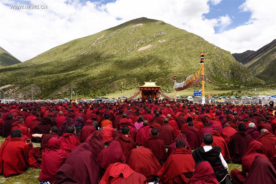 Kagyu school of Tibetan Buddhism holds dharma assembly in Lhasa