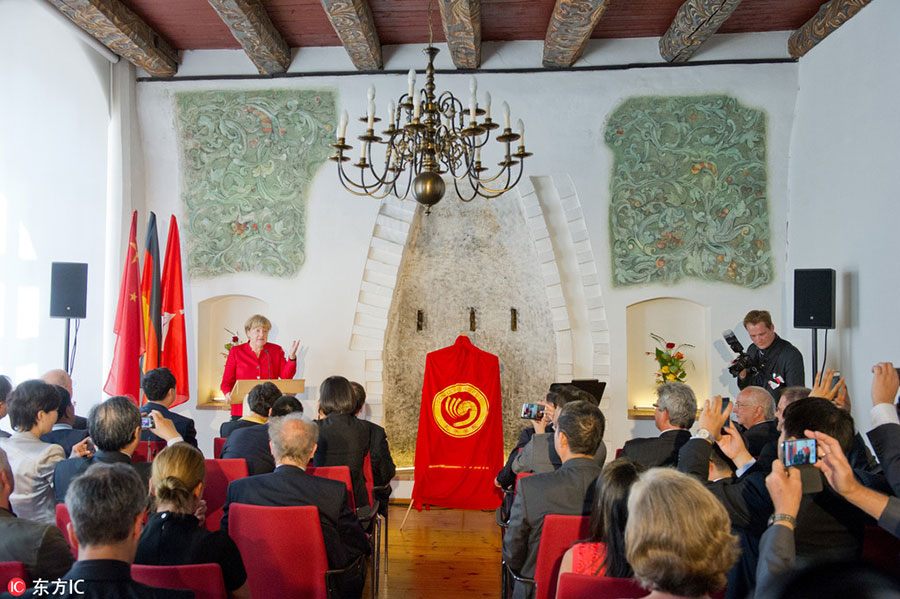 Angela Merkel inaugurates Germany's 17th Confucius Institute