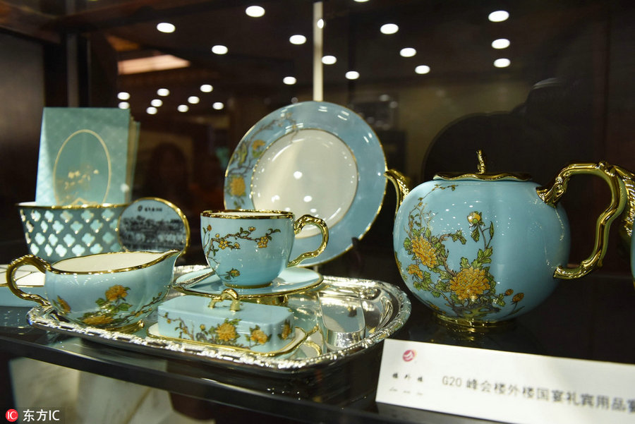 'First Lady tableware' a hit in Hangzhou