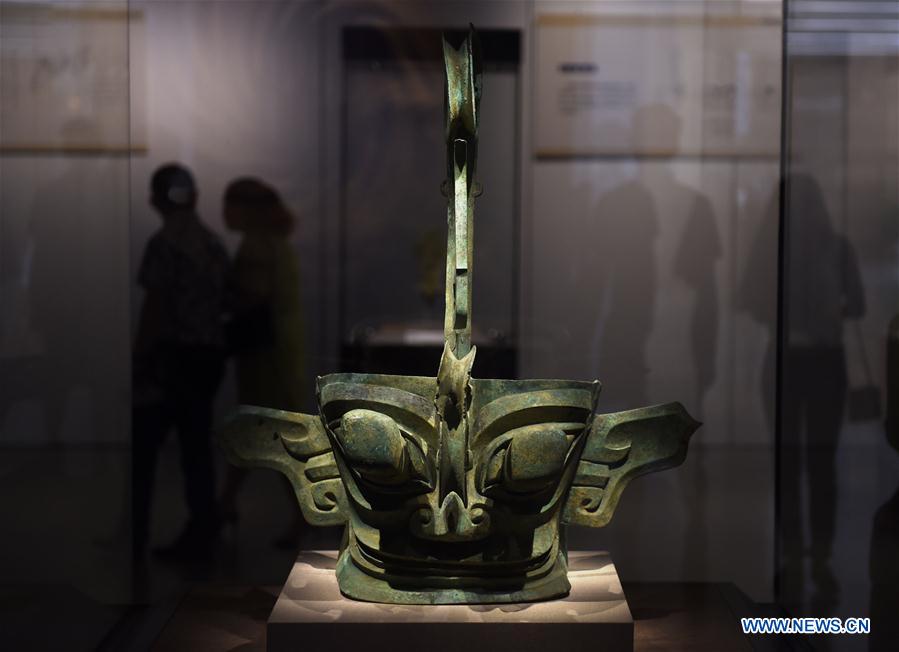 Cultural relics displayed at exhibition in C China's Hunan