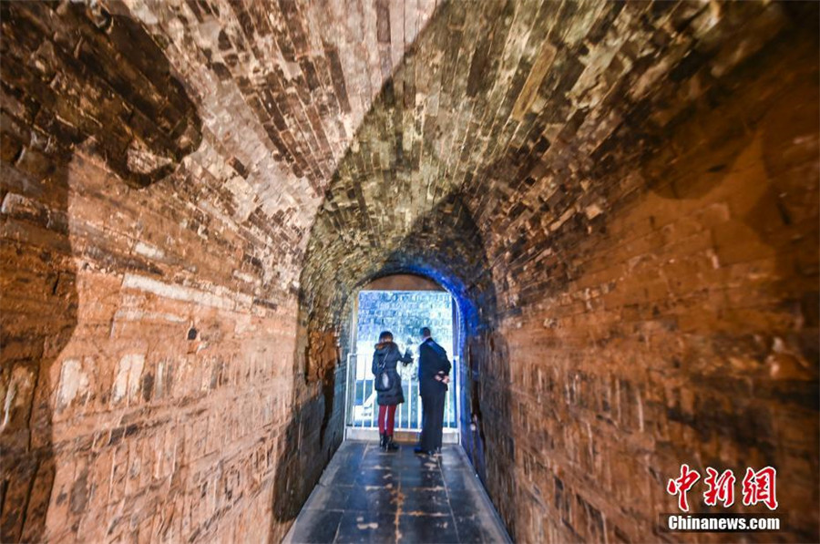 Underground palace of Jingling Mausoleum reopens in C China