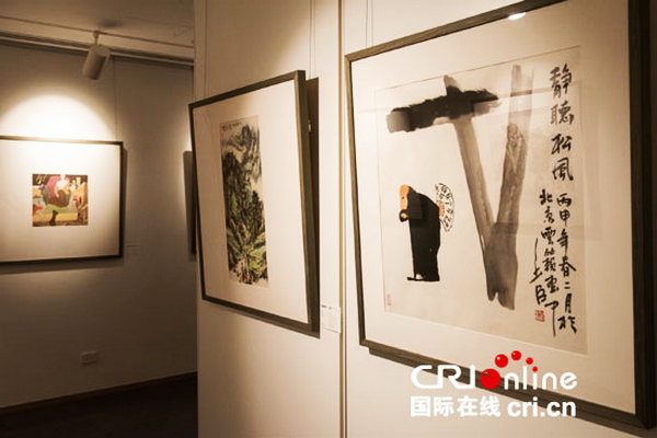 Chinese ink paintings integrate Western style in Sydney exhibit