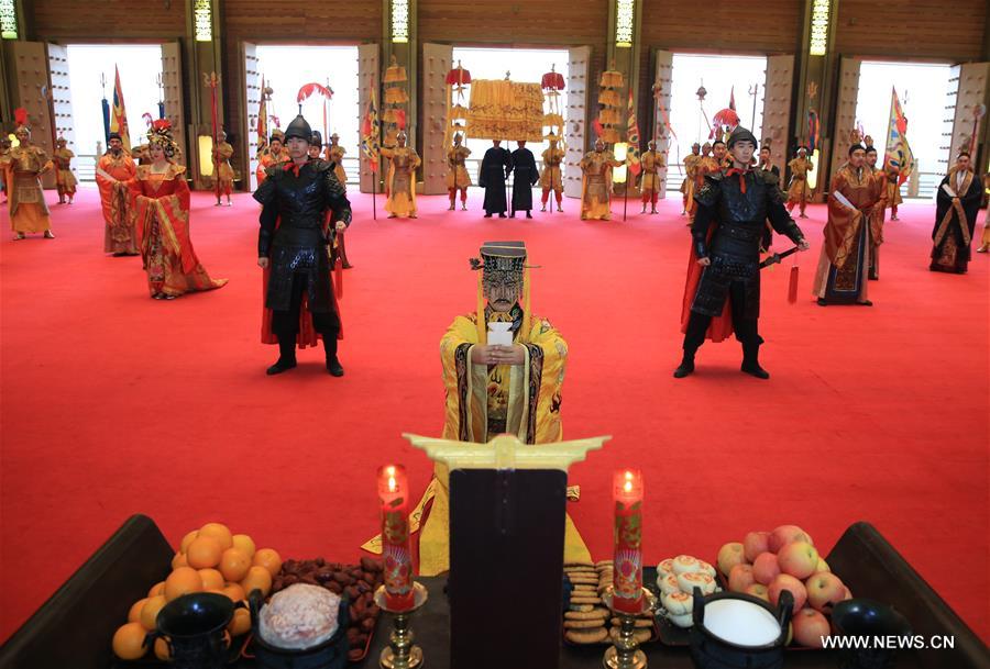 Sacrificial ceremony marking Winter Solstice held in Xi'an