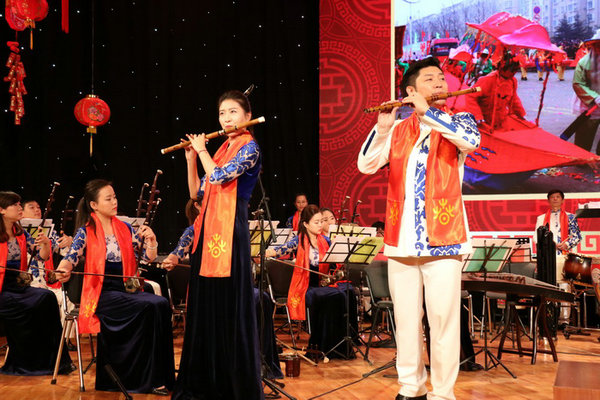 Musical performance rings in Chinese New Year in Kazakhstan