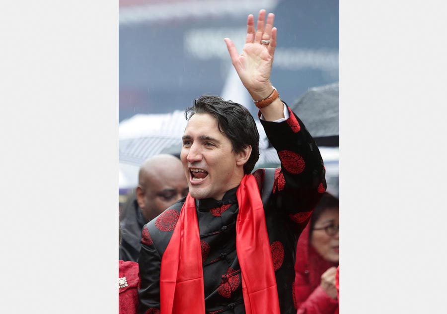 Canadian PM attends Chinese New Year celebration in Vancouver