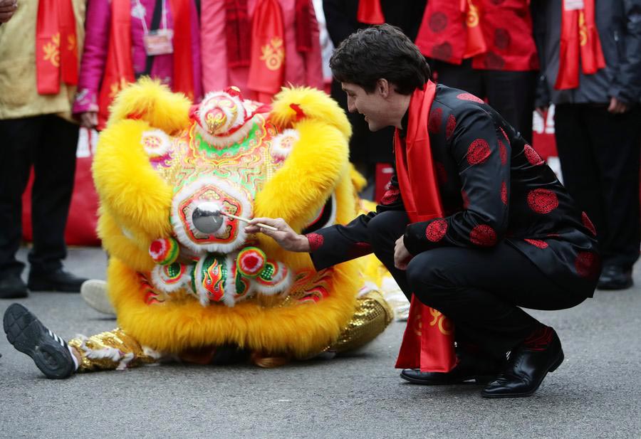 Canadian PM attends Chinese New Year celebration in Vancouver