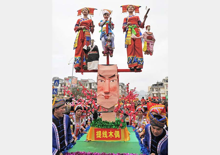 People in China hold various celebrations on day of 'Lichun'