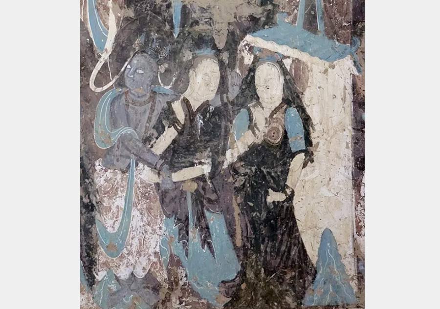 Love stories depicted on Dunhuang murals