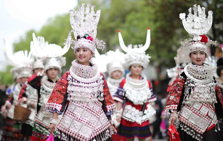Miao Sisters Festival celebrated in SW China's Guizhou