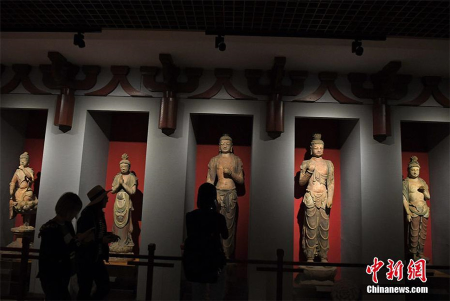 Silk Road cultural relics on display in NW China's Gansu
