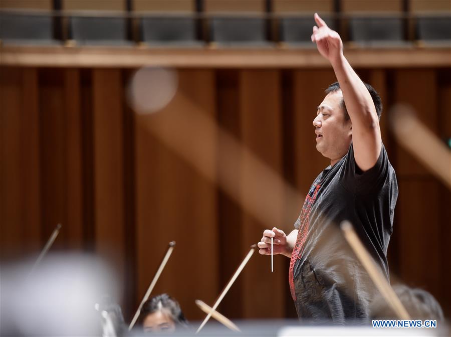 conductorlujiaconductsrehearsalofodetojoyinbeijing