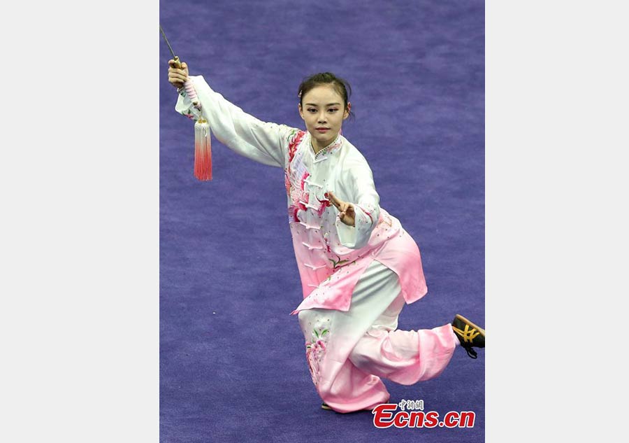 Tai chi sword contest at national games