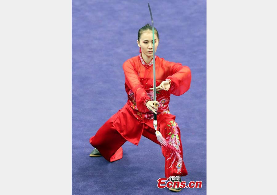 Tai chi sword contest at national games