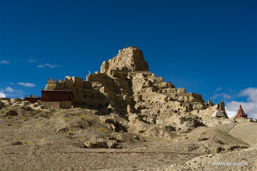 Ruins of Guge Kingdom in SW China's Tibet