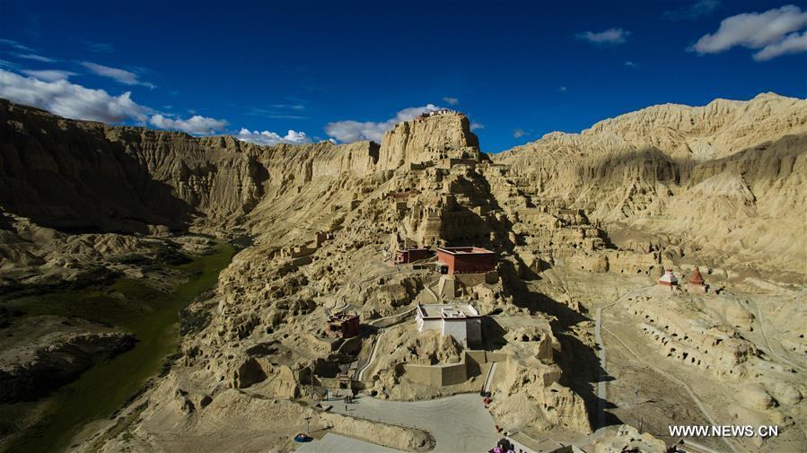 Ruins of Guge Kingdom in SW China's Tibet