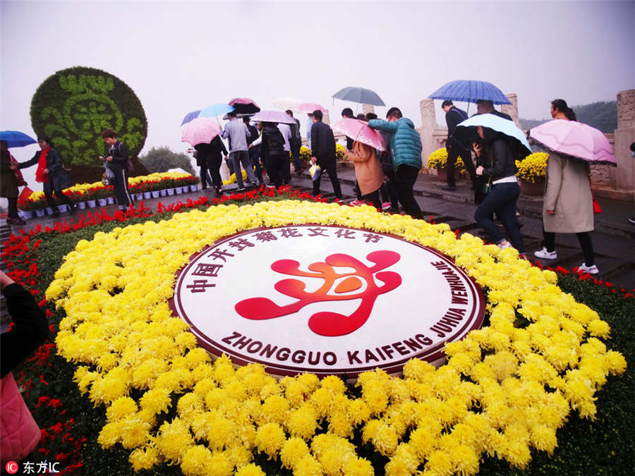 Chrysanthemum Cultural Festival opens in Kaifeng