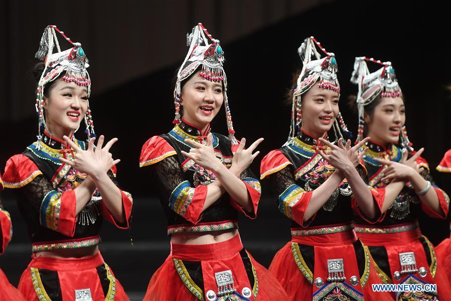 Chorus performance of She ethnic group held in E China's Hangzhou