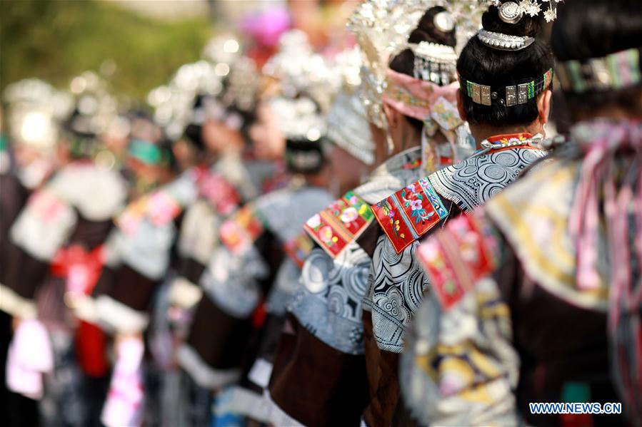 People of Miao ethnic group celebrate ‘Chixin’ festival in SW China