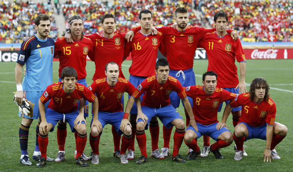 关于世界杯西班牙的信息