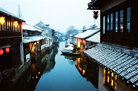 烟雨的周庄 世博的水乡印象(组图)