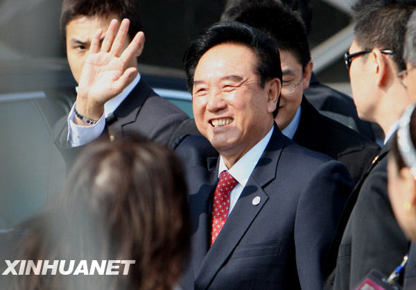 陈云林抵达台中