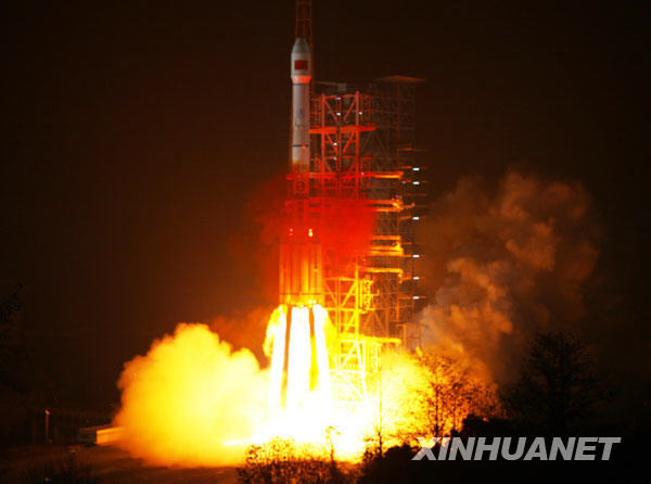 中国发射第三颗北斗导航卫星