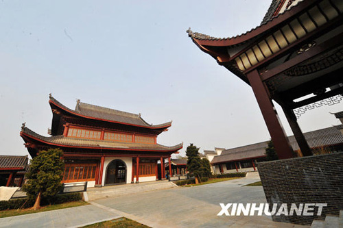 长沙橘子洲拱极楼外观建设全面完工