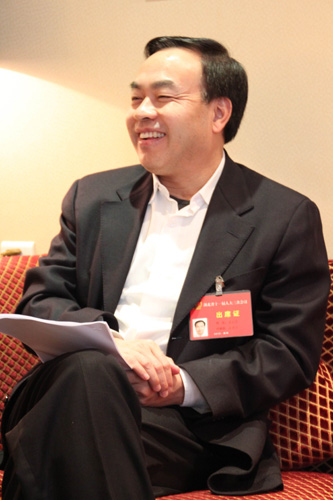 湖北襄樊市委书记唐良智接受中国日报记者专访