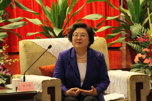 台盟中央主席林文漪：闽南文化是两岸同胞共同重要文化