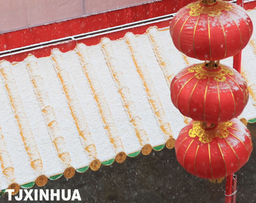 天津：欢庆元宵节 瑞雪兆丰年