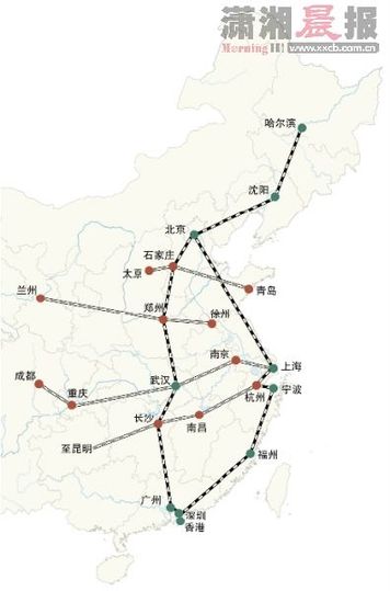 3年投资9000亿 中国将呈现全球最大高铁版图