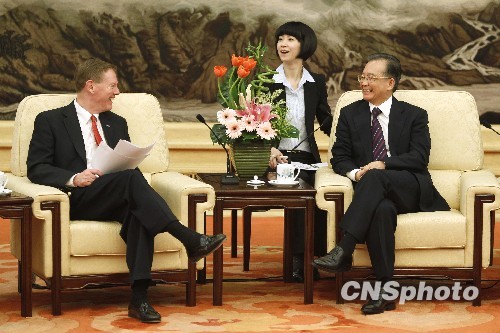 温家宝:中国将加大进口美国产品