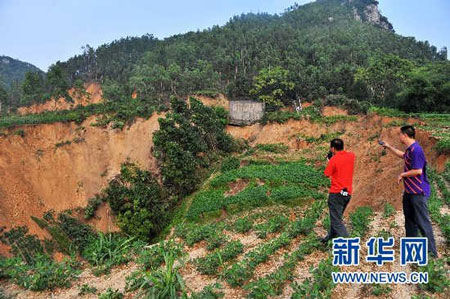 广西14万人因暴雨转移(图)
