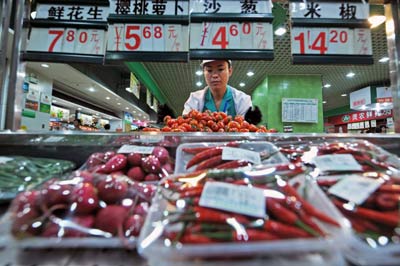 上月我省CPI涨4.0% 同比高出全国0.9%
