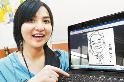 给总理画漫画者口述:也做一回温总理的“粉丝”