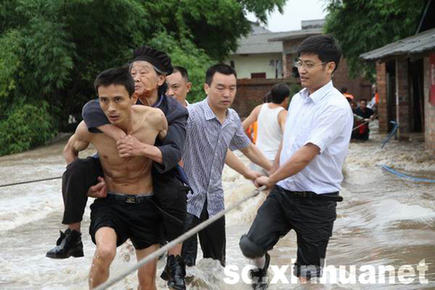 洪涝灾害影响中国27个省市 受灾人口1.13亿人