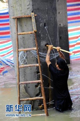 湖北最牛违规建筑因碍洪被成功爆破拆除