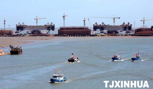 天津滨海新区加速骨架路网建设