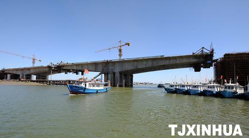 天津滨海新区加速骨架路网建设
