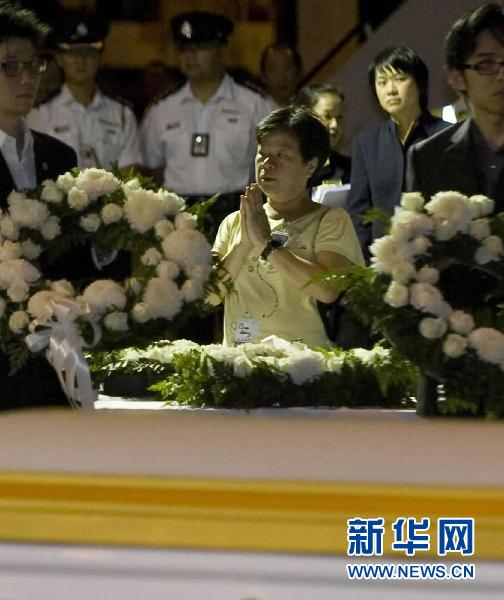 遇难香港同胞遗体返港