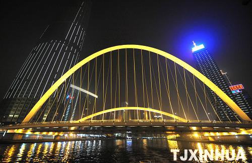 天津打造海河景观灯光