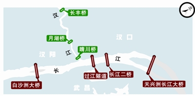武汉六桥一隧一路年内计次收费 废除
