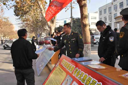 洛阳高新区掀起冬季消防安全宣传高潮