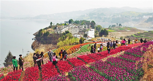 巫峡两岸 春暖花开