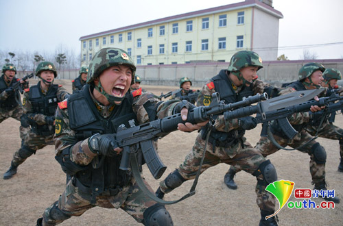 习大大新年贺词鼓舞军心 武警官兵2015蛮拼使命
