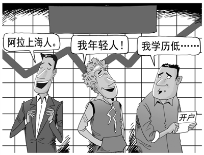 股民学历分布图发布：近7成新股民高中没毕业